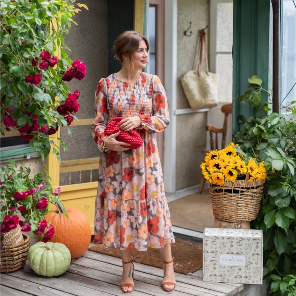 Jillian Harris x Mad About Style Grace MIDI Dress, L